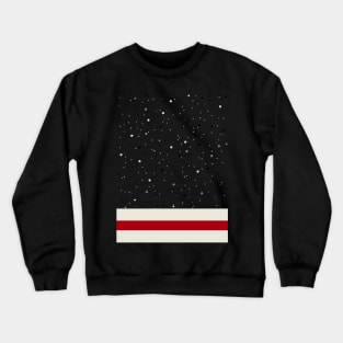 Cozy Christmas Red & Grey Stripe Wool Crewneck Sweatshirt